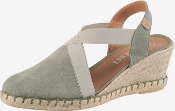 VERBENAS Sandale in Grün: Vorderseite