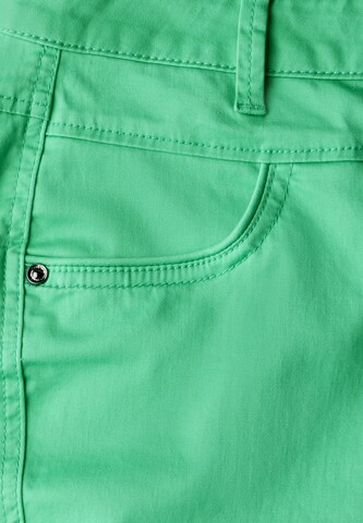STREET ONE Slimfit Hose in Grün