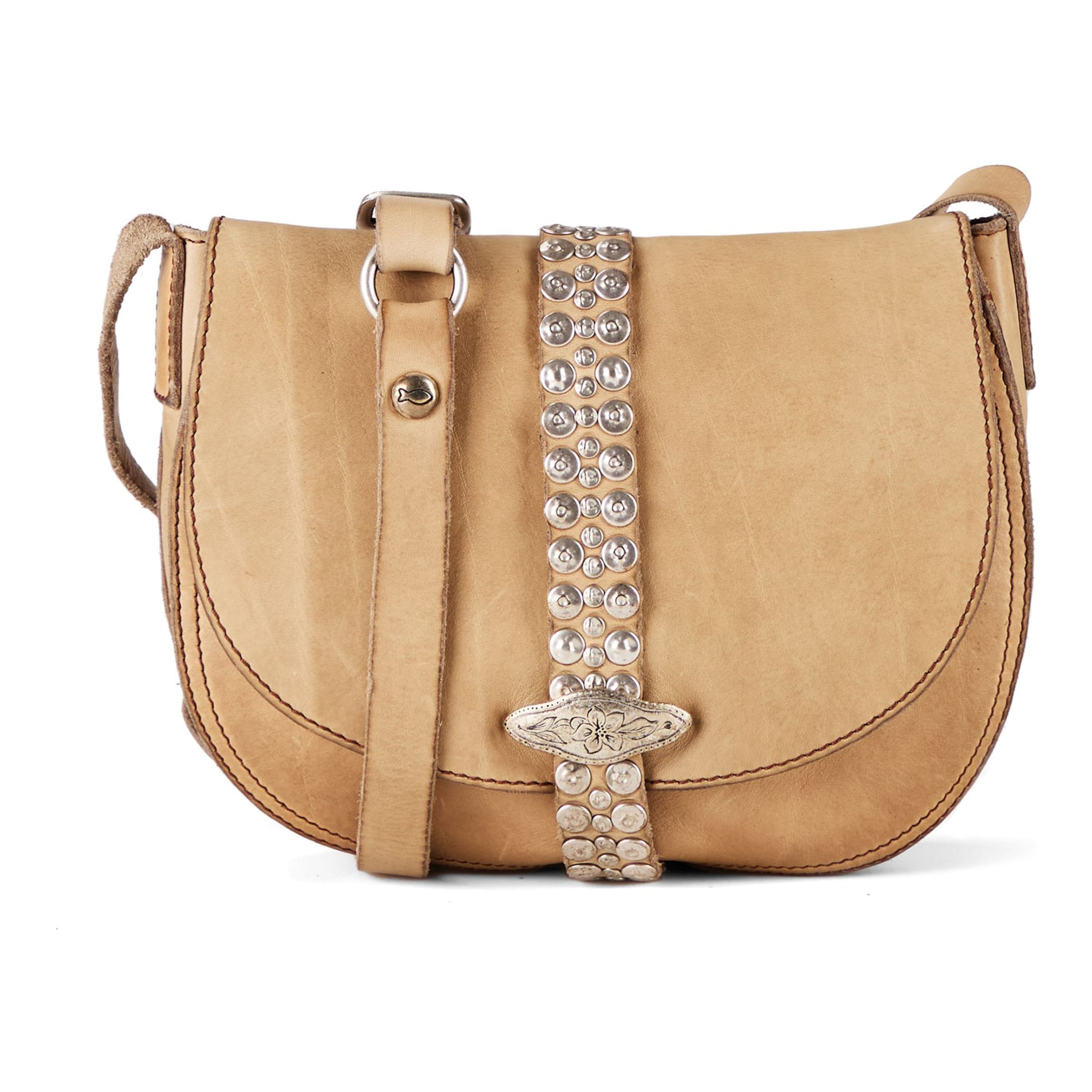 Campomaggi Crossbody Bag 'Linda' in Brown: front