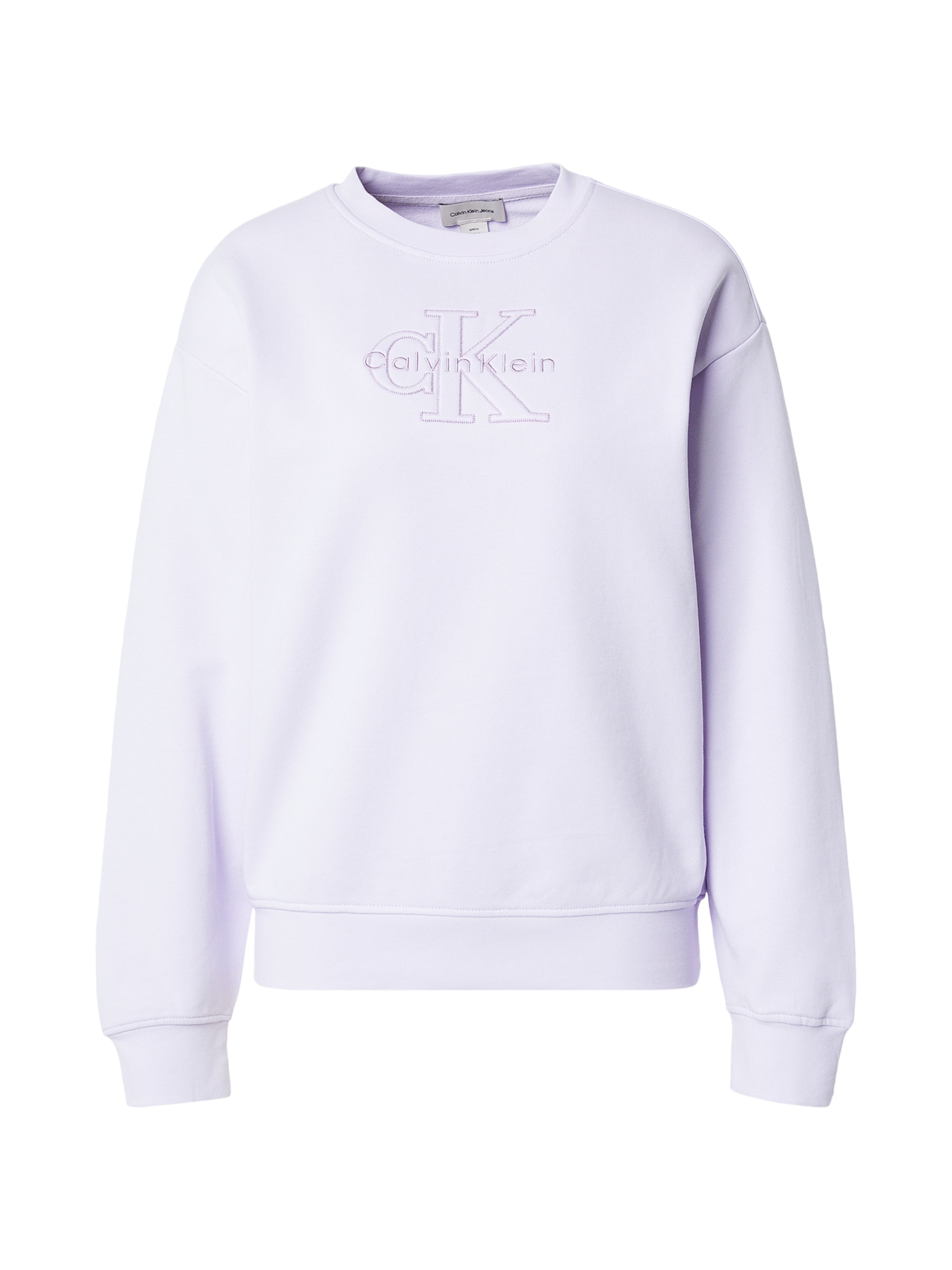 Calvin Klein Jeans Mikina – fialová: přední strana