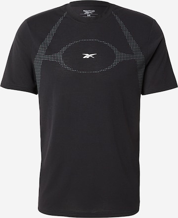 Reebok Funkční tričko 'ATHLETE FLEX' – černá: přední strana