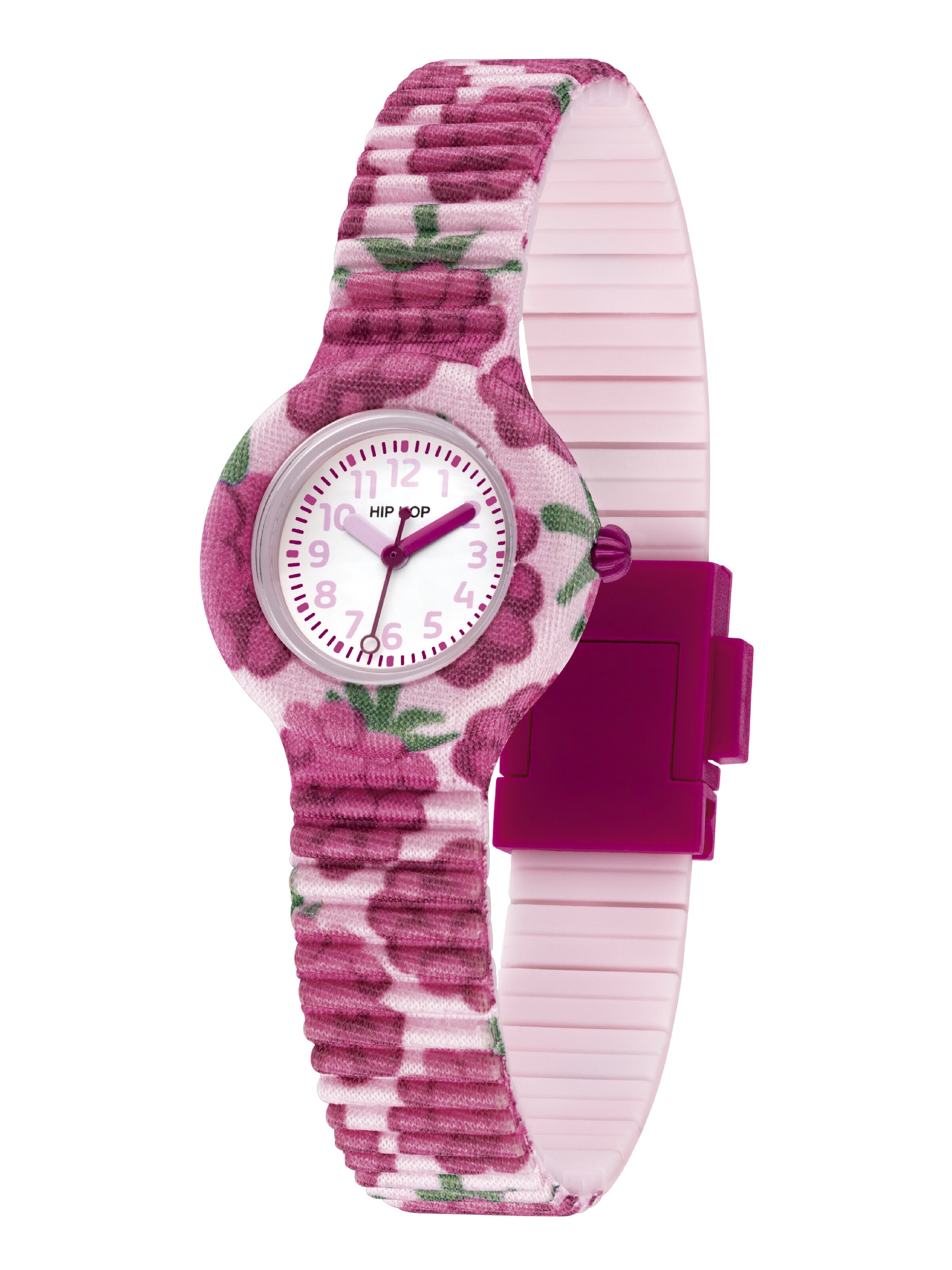 Orologio di Hip Hop in rosa: frontale