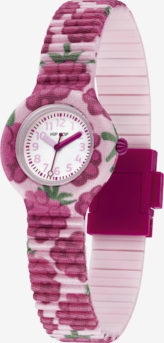 Orologio di Hip Hop in rosa: frontale