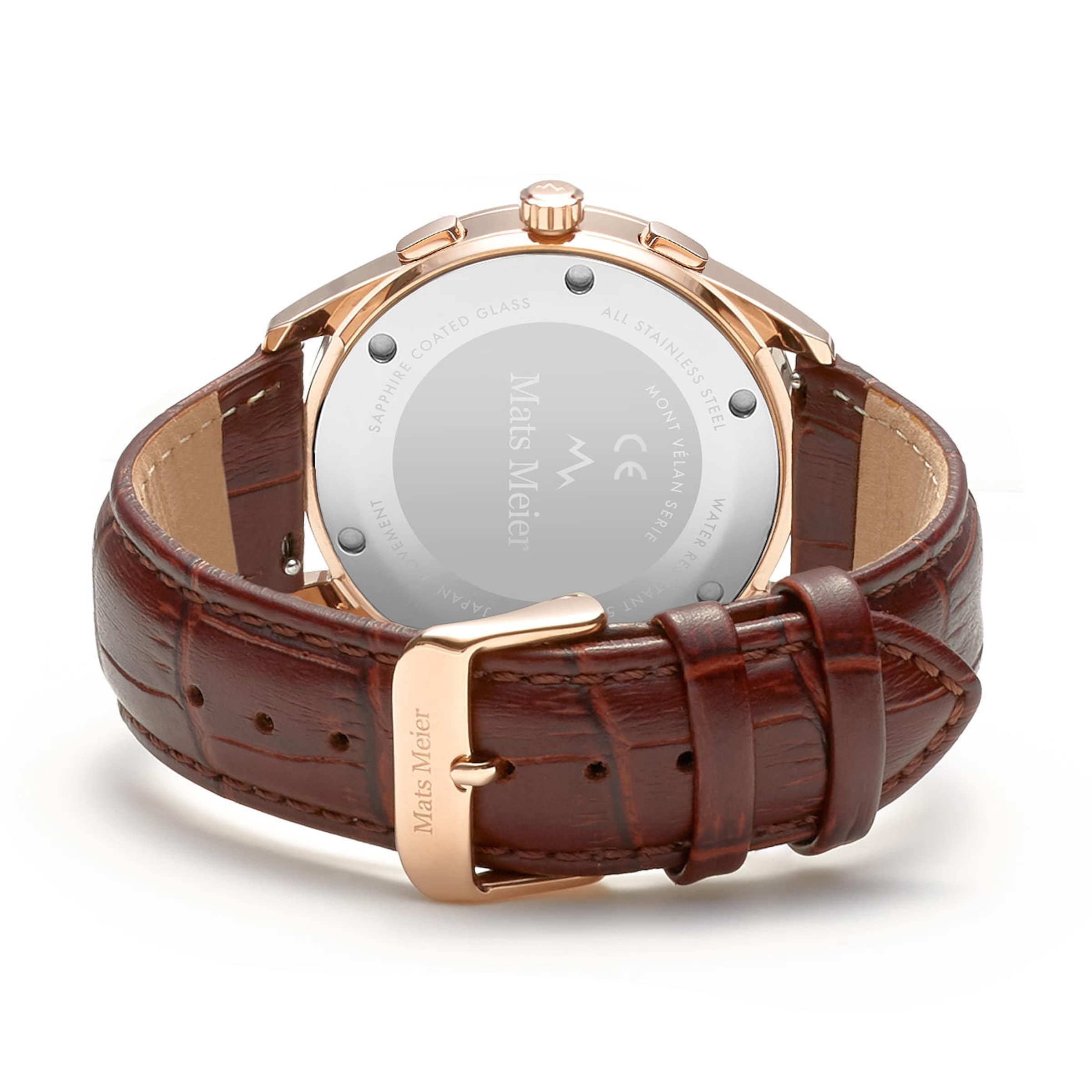 Mats Meier Analog watch in Brown