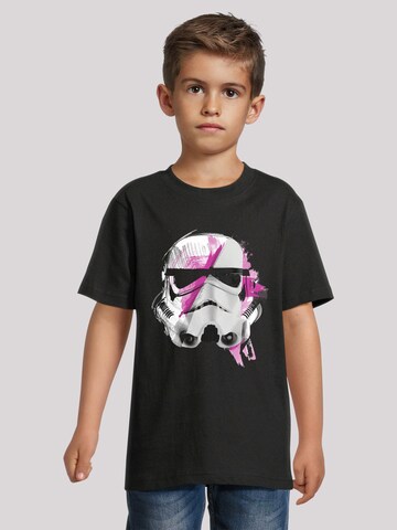 T-Shirt 'Star Wars Stormtrooper Command Sketch' F4NT4STIC en noir : devant