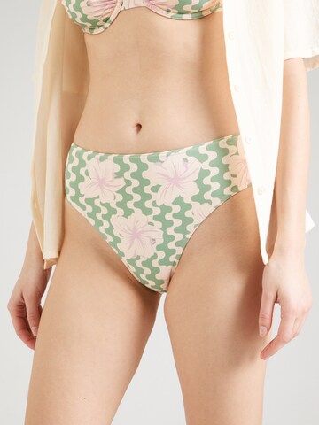 ROXY Bikinibroek 'HIBISCUS DAZE' in Groen: voorkant