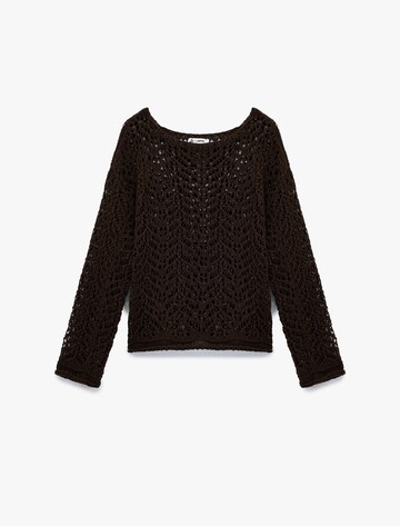 Koton Sweatshirt 'Ajurlu' in Brown