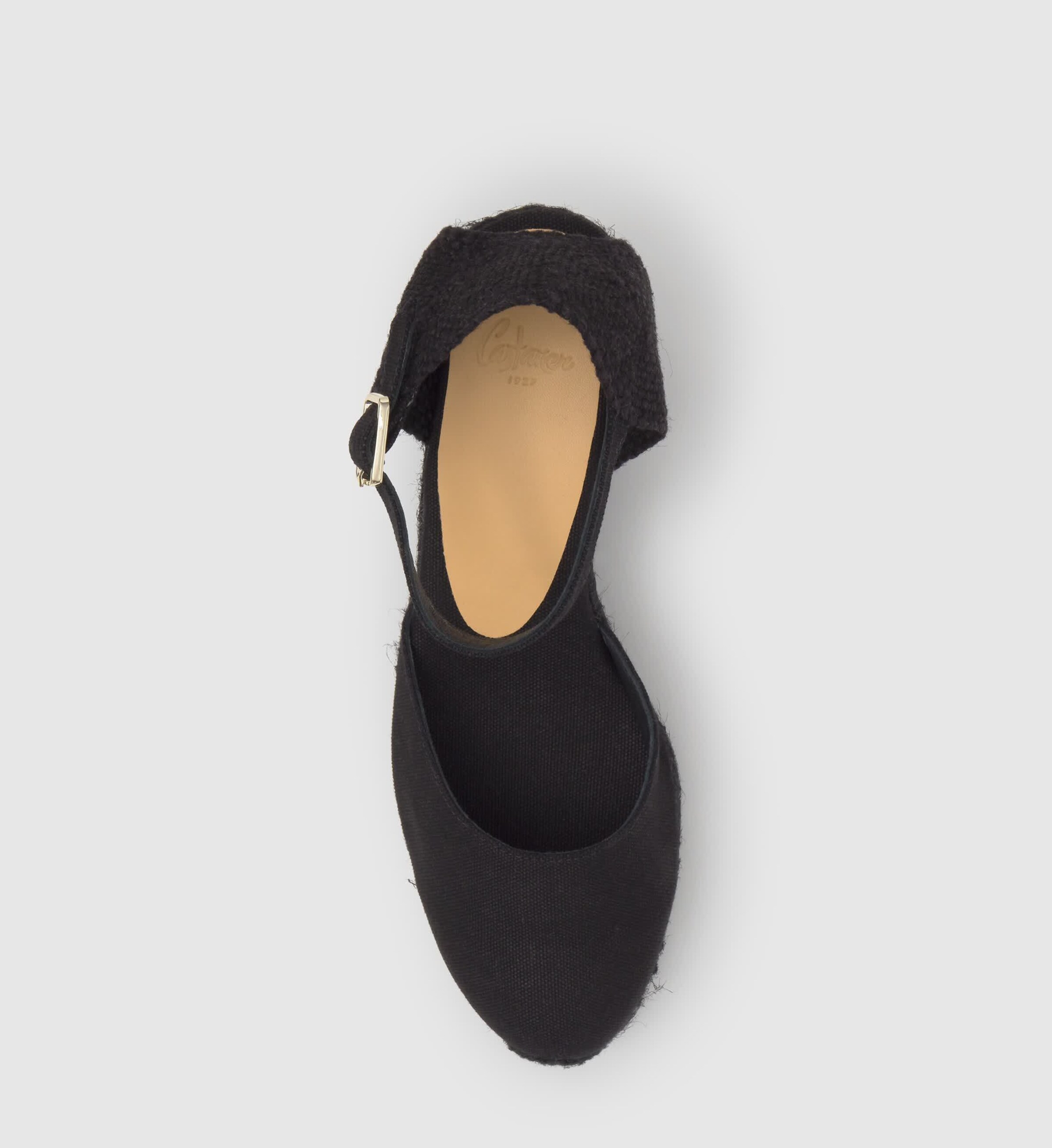 Castañer Espadrill 'CAROL' i svart
