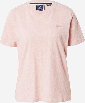 T-shirt Superdry en rose : devant