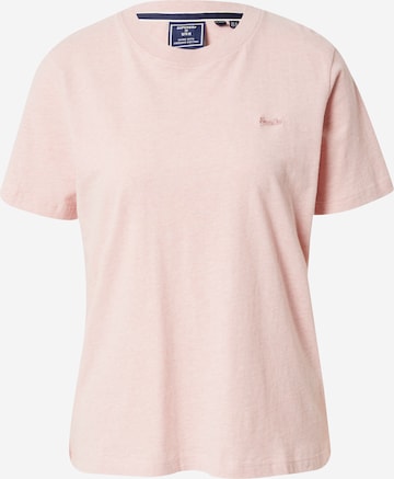 Superdry Shirt in Roze: voorkant