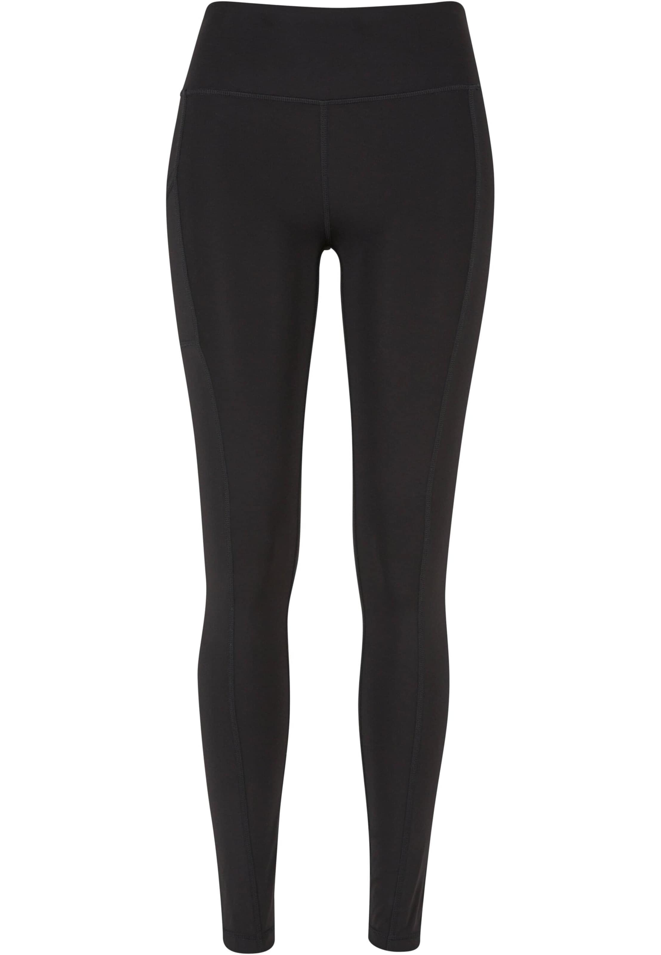 Urban Classics Skinny Leggings i svart: framsida