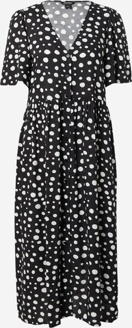 Monki Shirt dress in Black: front