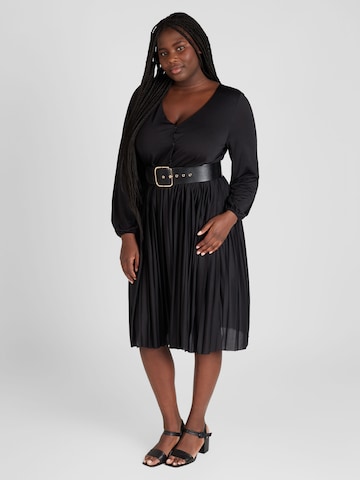 ABOUT YOU Curvy Kleid 'Kasha' in Schwarz: predná strana