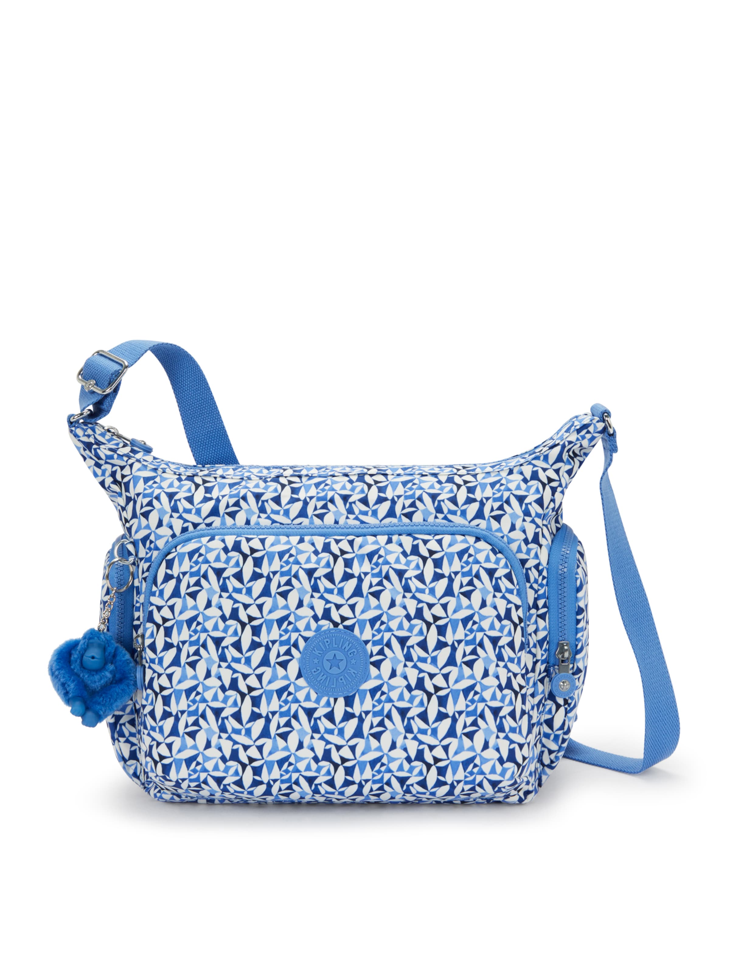 KIPLING Õlakott 'Gabb', värv sinine: eest vaates