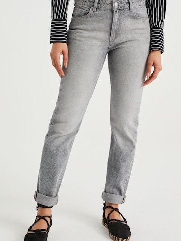 WE Fashion Regular Jeans i grå: forside