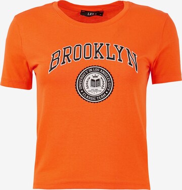 T-shirt LELA en orange : devant