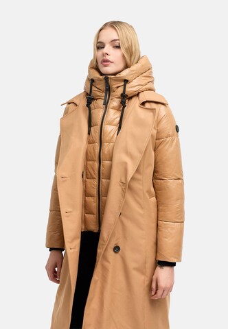 NAVAHOO Winter coat 'City-Glow 14' in Beige
