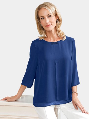 Goldner Blouse in Blauw: voorkant