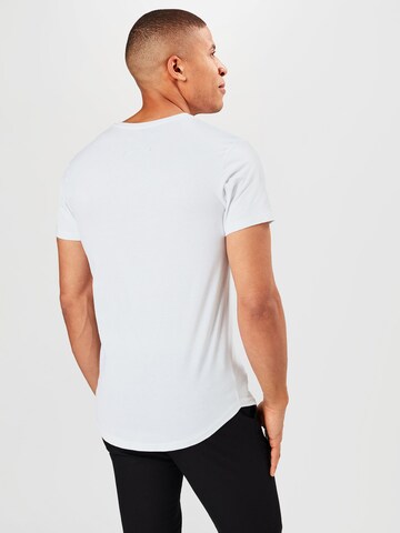 INDICODE JEANS - Camiseta 'Mosley' en blanco