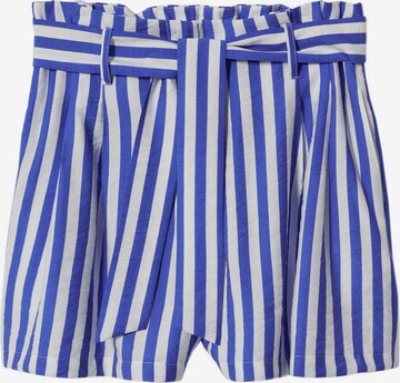 MANGO Normální Kalhoty 'ANA' – modrá: přední strana