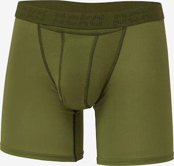 pckd – underwear done right. Boxer shorts in Green: front