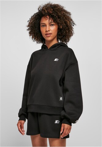 Sweat de sport Starter Black Label en noir : devant