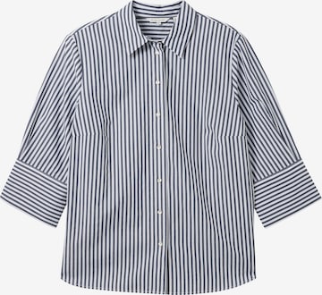 Camicia da donna di Tom Tailor Women + in blu: frontale