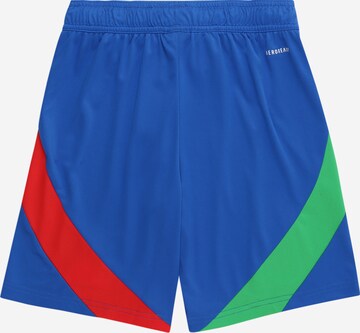 ADIDAS PERFORMANCE Regular Workout Pants 'Italy 24 Away' in Blue