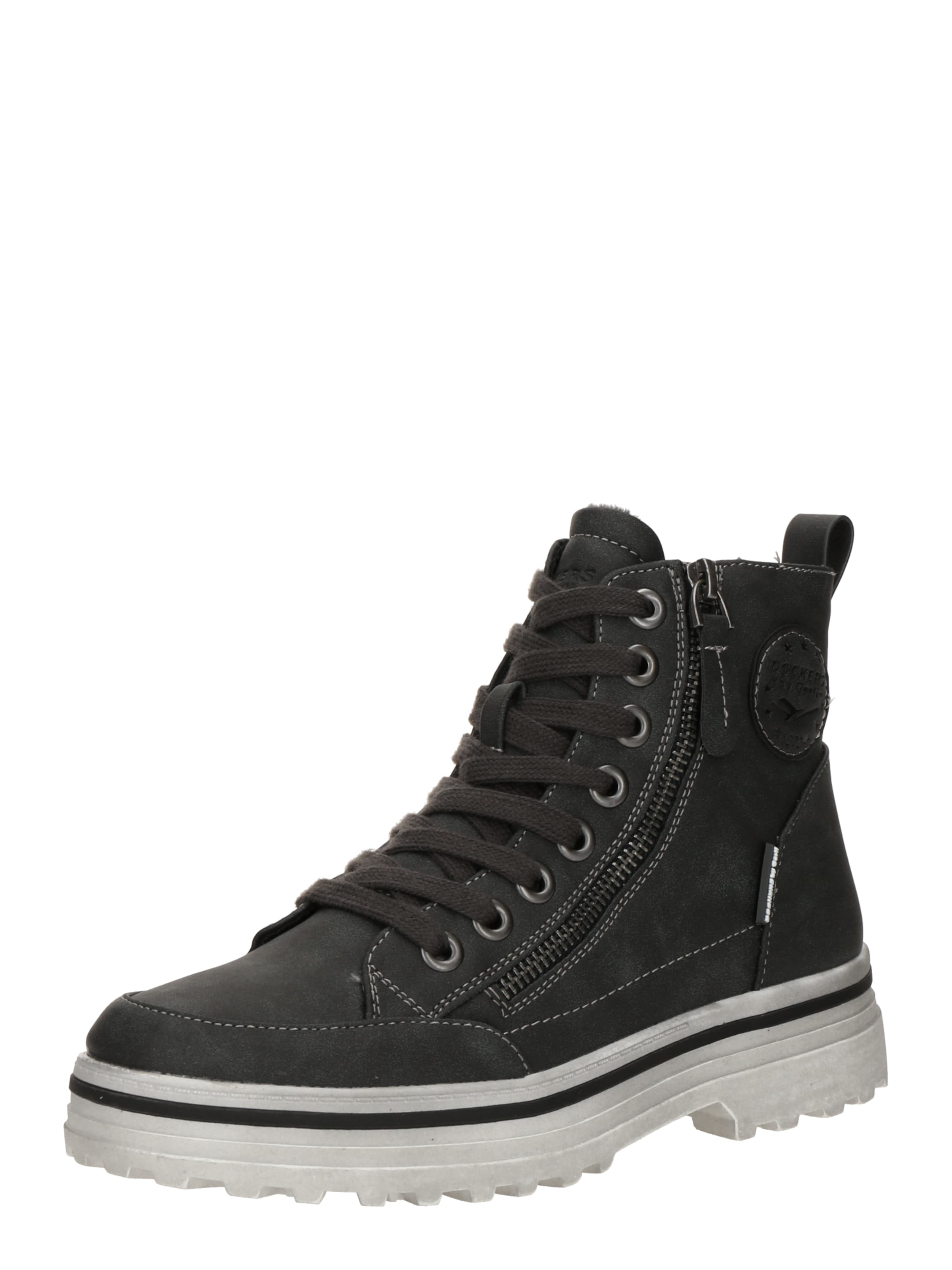 Dockers by Gerli Lace-up bootie in Grey: front