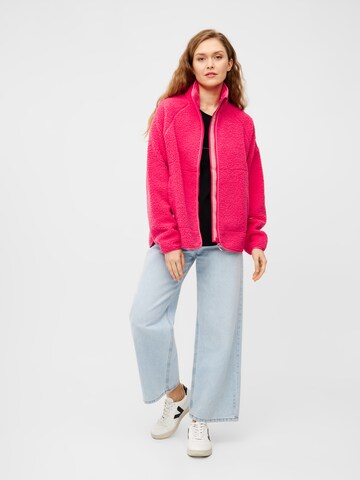 Derbe Fleece Jacket 'Kuschelby' in Pink