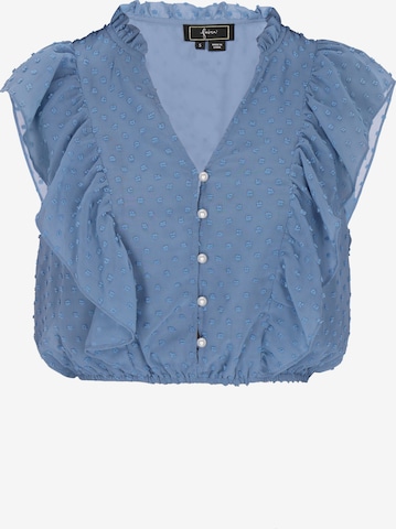 faina Blouse in Blue: front