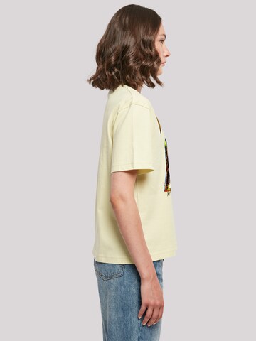 T-shirt 'Def Leppard Hysteria' F4NT4STIC en jaune