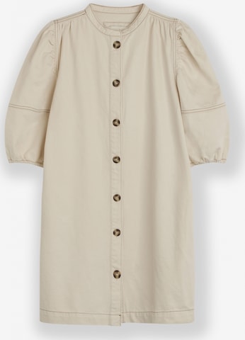 NORR Skjortklänning 'Pascal' i beige: framsida