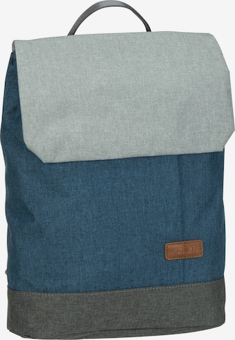 ZWEI Backpack 'Benno' in Blue: front