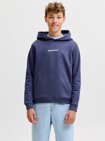 Jack & Jones Junior Sweatshirt 'JORNORREBRO' in Blue: front