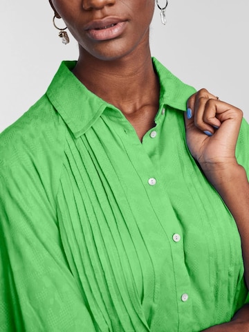 Y.A.S Sukienka koszulowa 'FIRA' w kolorze zielony