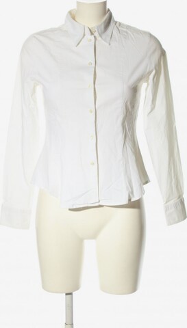 Nadine H Langarm-Bluse in M in White: front