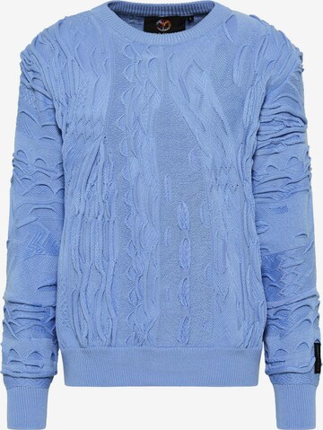 Carlo Colucci Sweater 'Dandaro' in Blue: front