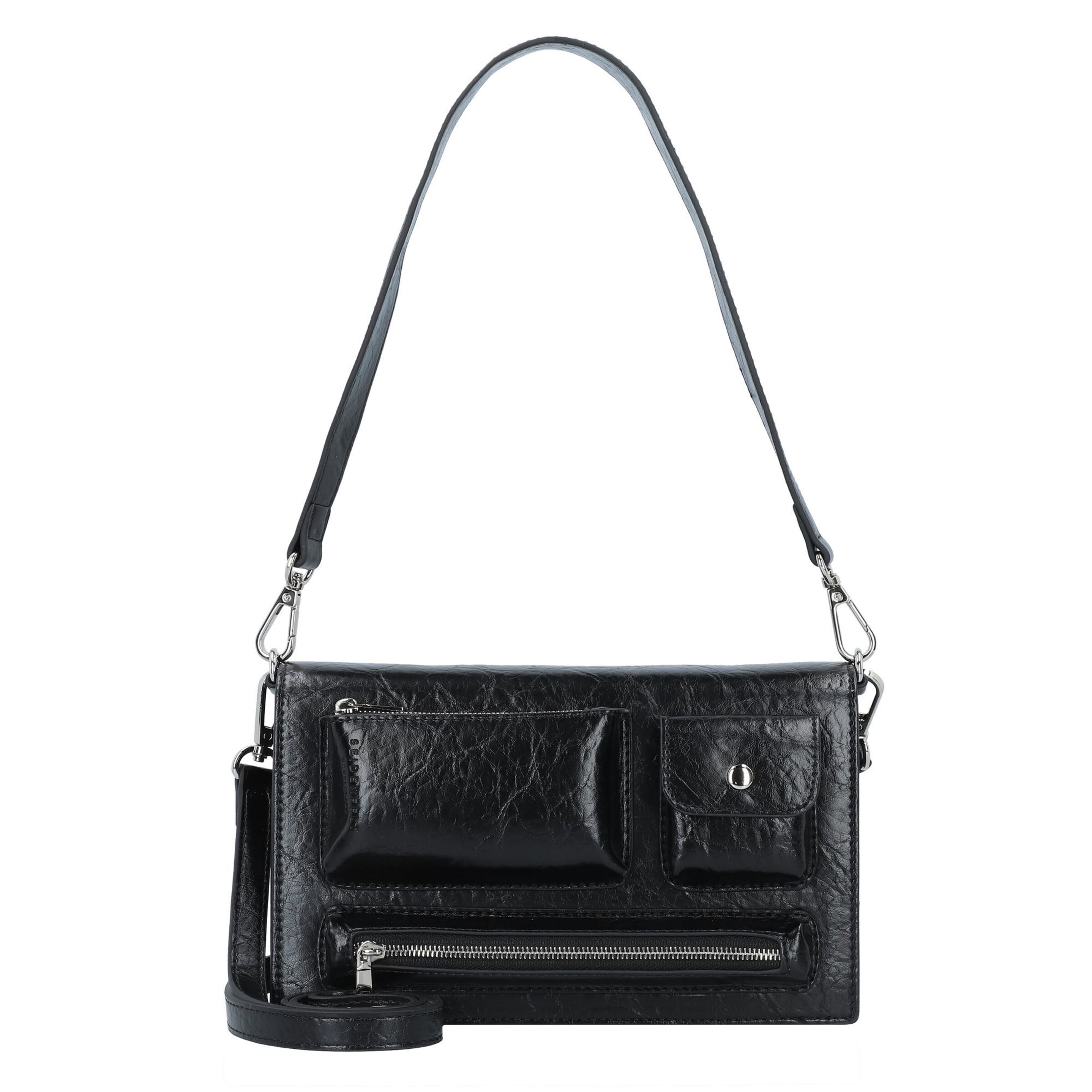 Sac bandoulière Seidenfelt en noir : devant