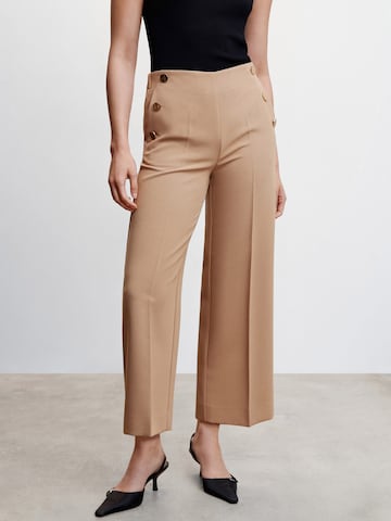 MANGO Regular Pantalon 'Dorado' in Bruin: voorkant