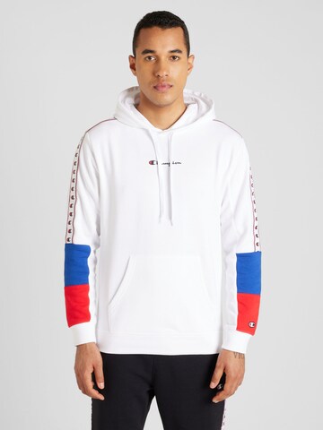 Champion Authentic Athletic Apparel Sweatshirt in White: front