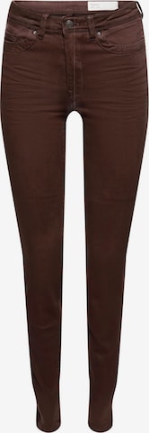 ESPRIT Skinny Jeans in Bruin: voorkant