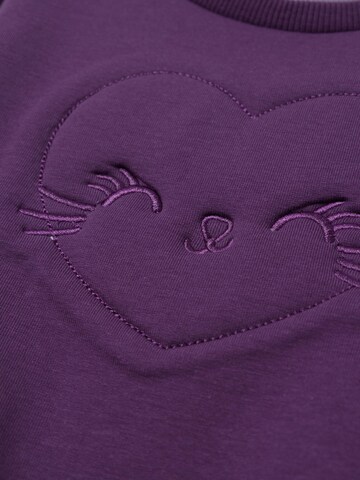 Sweat-shirt 'SANDIE' NAME IT en violet