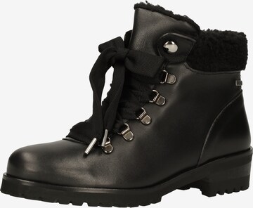 PETER KAISER Lace-Up Ankle Boots in Black: front