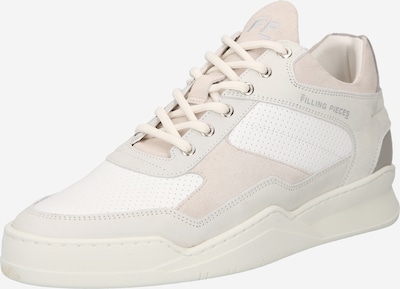 Filling Pieces Baskets basses 'Ghost' en mastic / blanc / blanc cassé, Vue avec produit