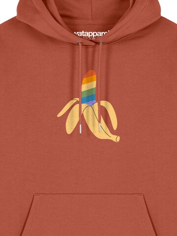 Sweat-shirt 'Rainbow Banana' Watapparel en marron