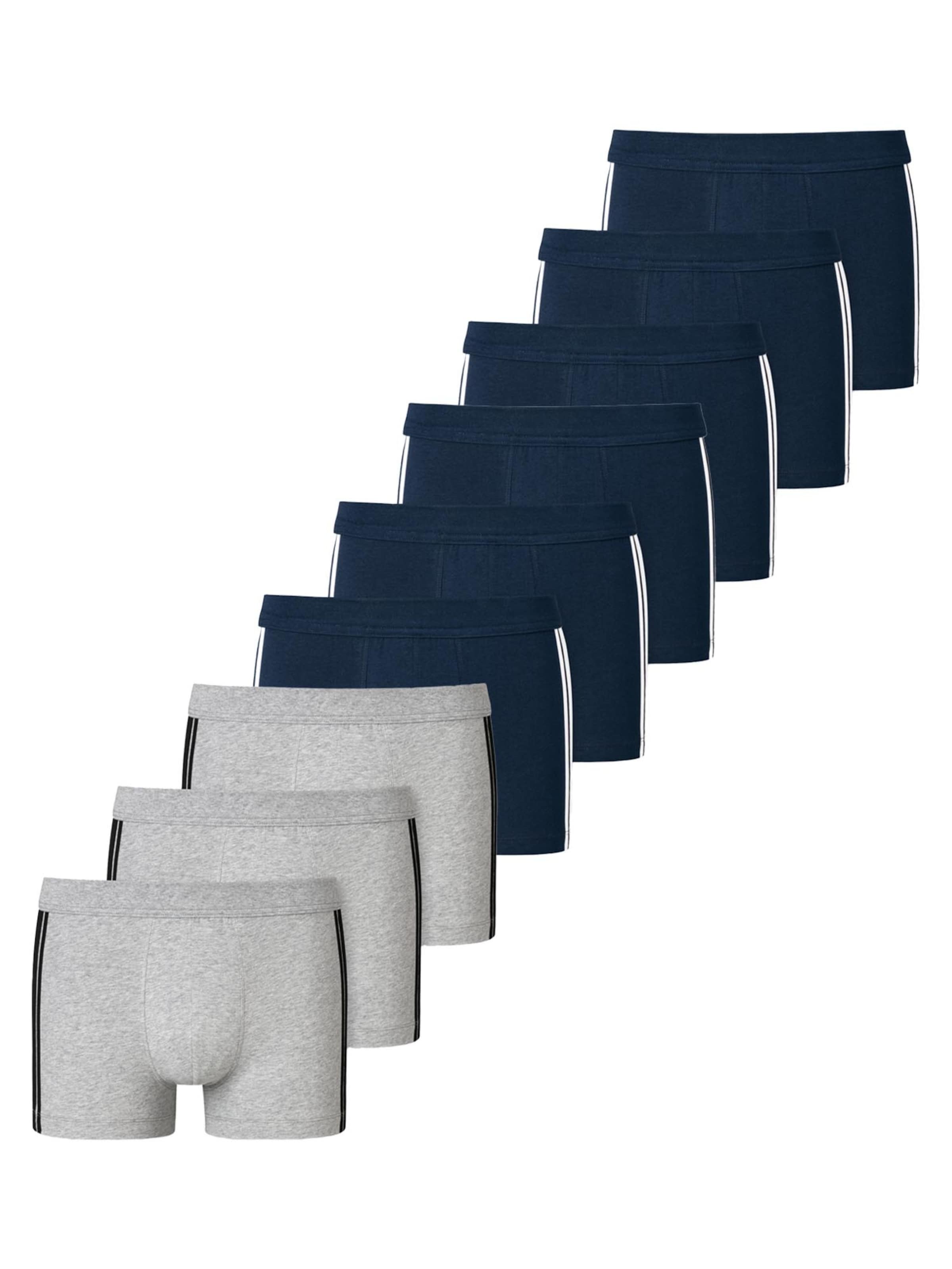 SCHIESSER Boxer shorts '95/5 Stretch - Organic Cotton' in mottled blue, Item view