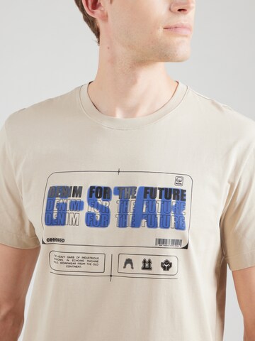 Maglietta 'Flyer' di G-STAR in beige