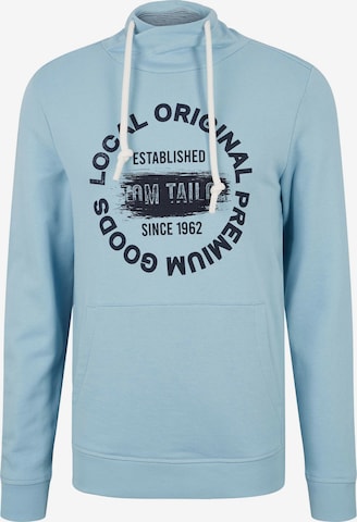 TOM TAILOR Sweatshirt in Blue: front