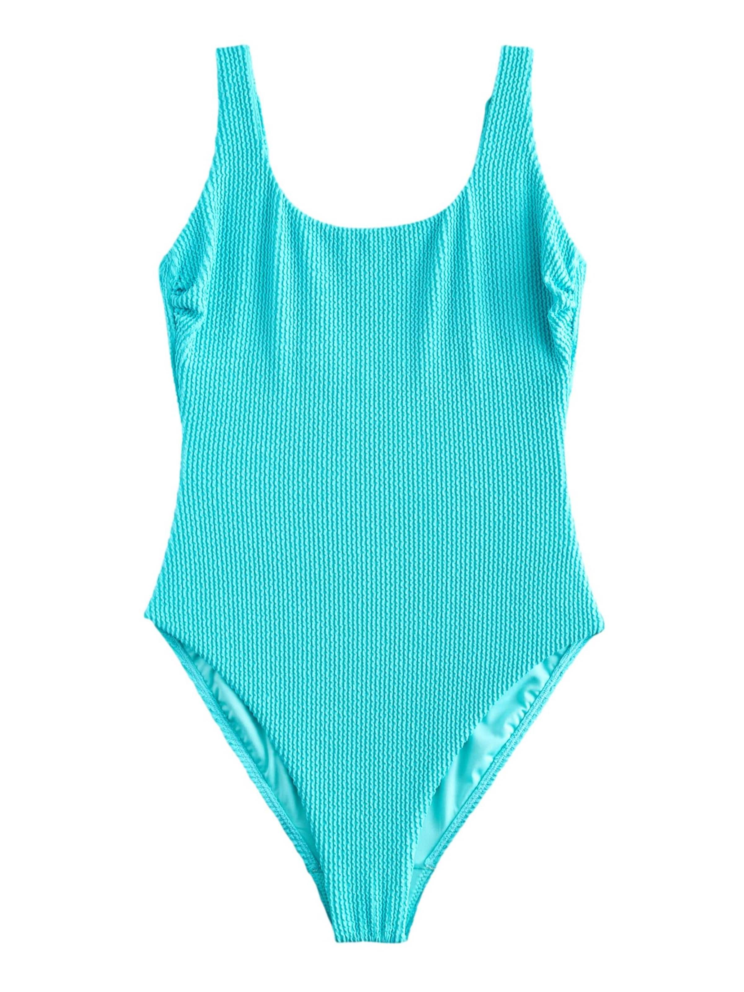 Bustieră Costum de baie întreg de la Next pe albastru: față